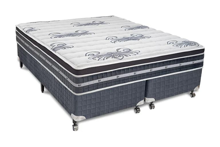 Conjunto Castor Silver Star Air Pocket Híbrido com box azul-acinzentado