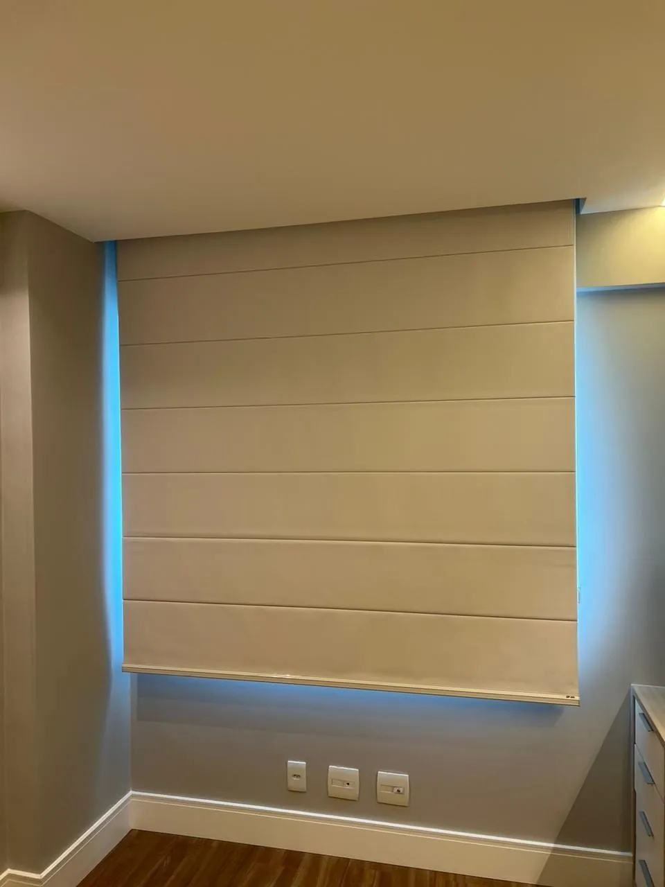 Persiana romana instalada