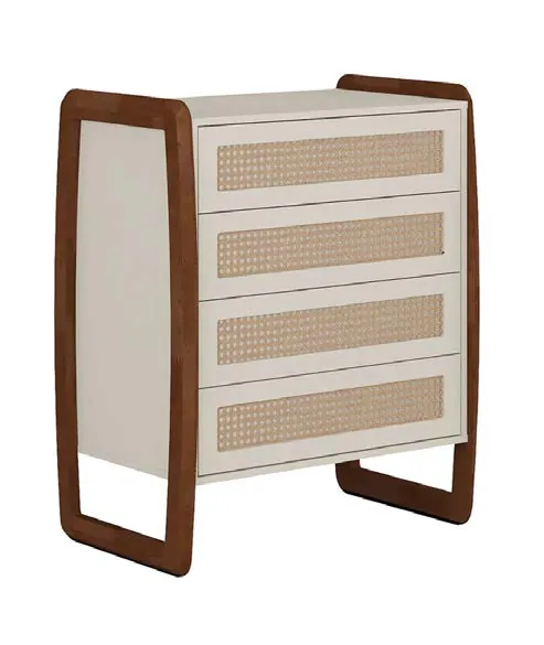 Cômoda com Rattan Trancoso