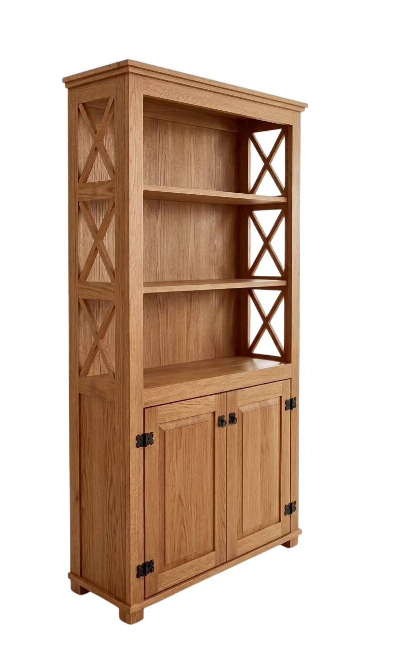 Estante Livreiro Farm House com Portas