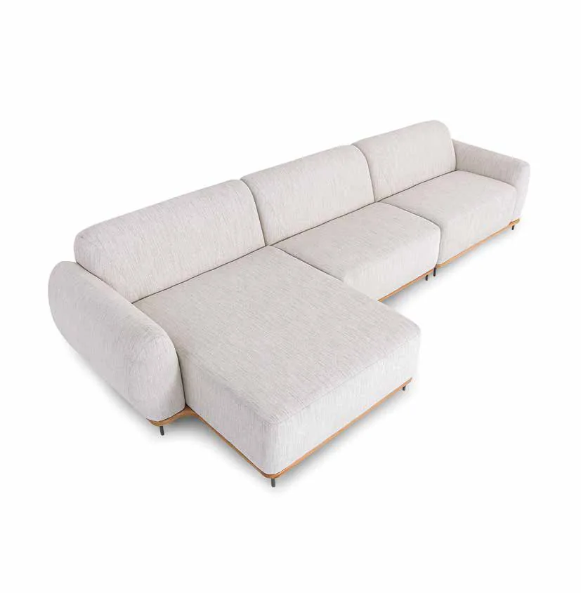 Sofá Modular com Chaise Herval MH 4279